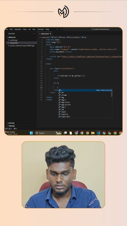 McubeInstitute's tweet card. What is Parallax Scrolling? Explained with Demo (Part 1) #parallax...
