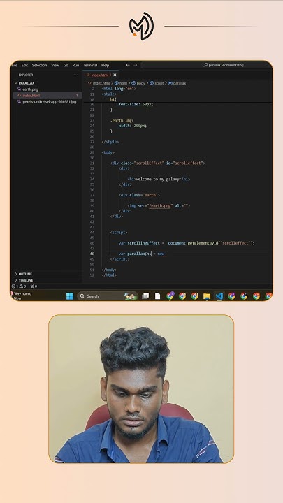 McubeInstitute's tweet card. How to Code Parallax Scrolling Effect with HTML, CSS & JS (Part 2)...