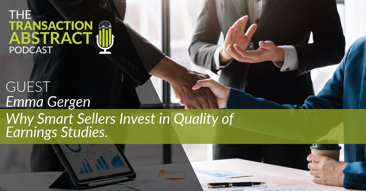 RedpathCPAS's tweet card. Quality of earnings studies help sellers avoid information asymmetry and deal failures. Emma Gergen explains why smart sellers invest upfront