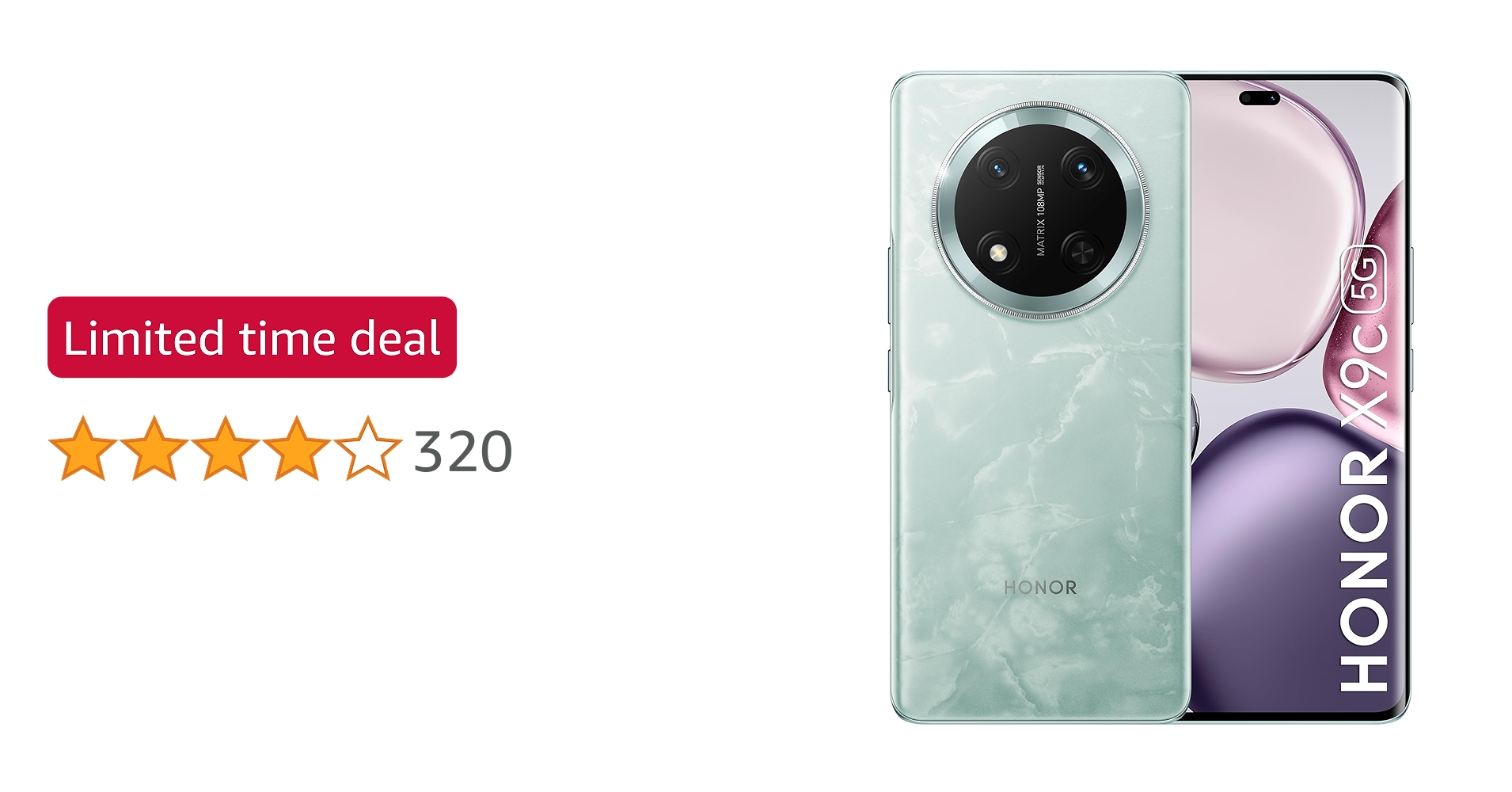 TechDealFinder0's tweet card. The HONOR X9c 5G combines style, durability, and cutting-edge technology, setting new standards in its segment. It features a First in Segment 6600mAh 2nd Gen Silicon-Carbon Battery for extended...