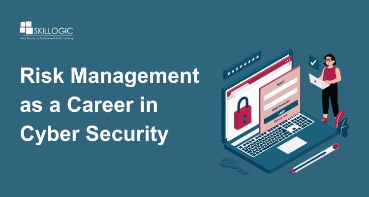 SkillogicKS's tweet card. Explore a career in cyber security risk management, learn the essential skills, job roles, salary prospects, and steps to build a successful career in protecting organizations from digital threats.