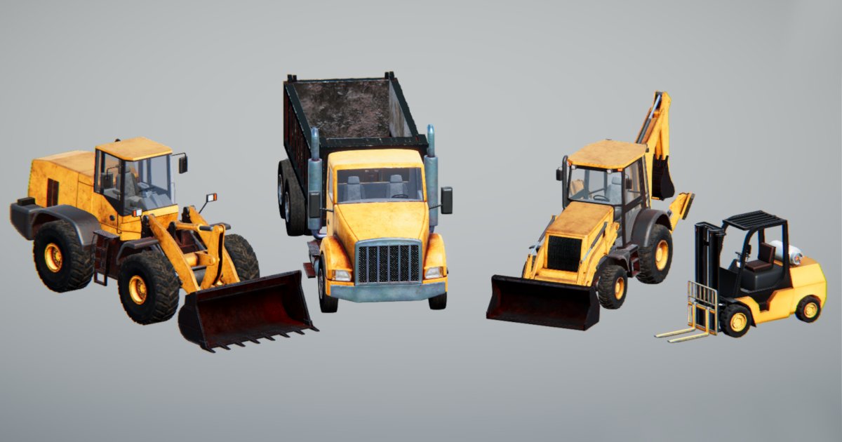 WSMGameStudio's tweet card. Use HEAVY MACHINERY ULTIMATE COLLECTION from WSM Game Studio to elevate your next project. Find this & more Packs and templates on the Unity Asset Store.