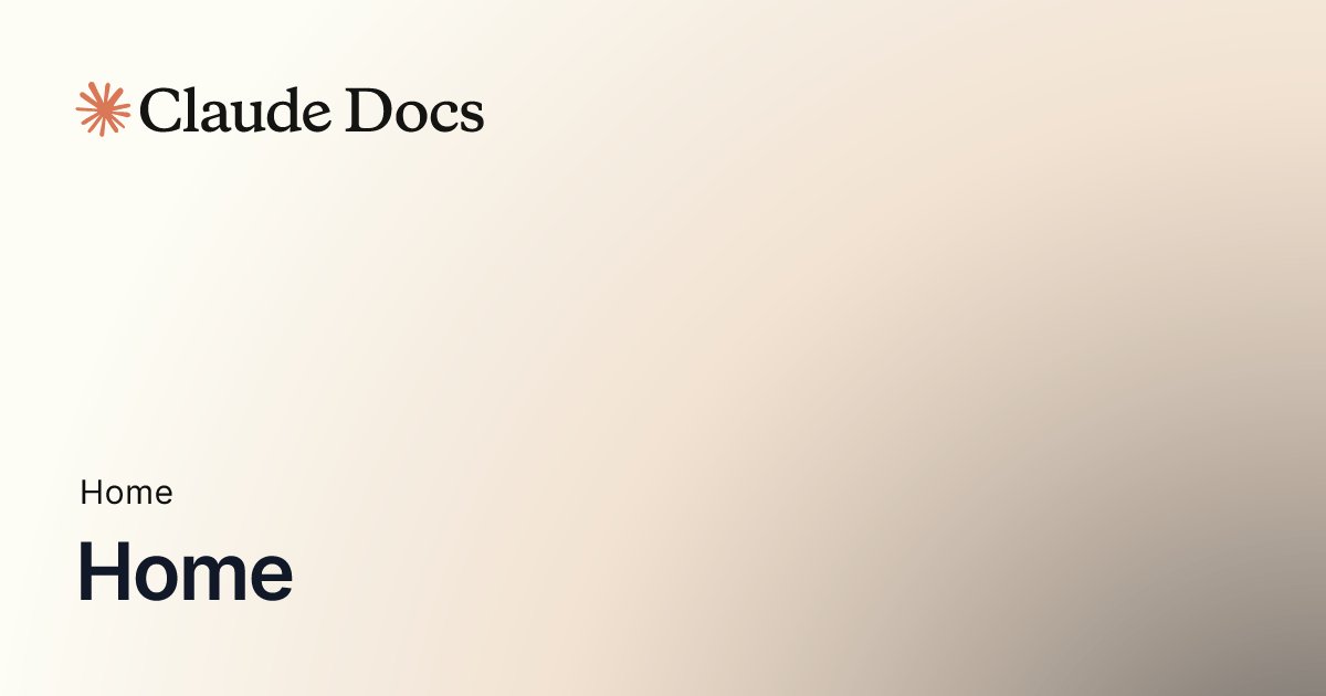 alexalbert__'s tweet card. Home - Claude Docs
