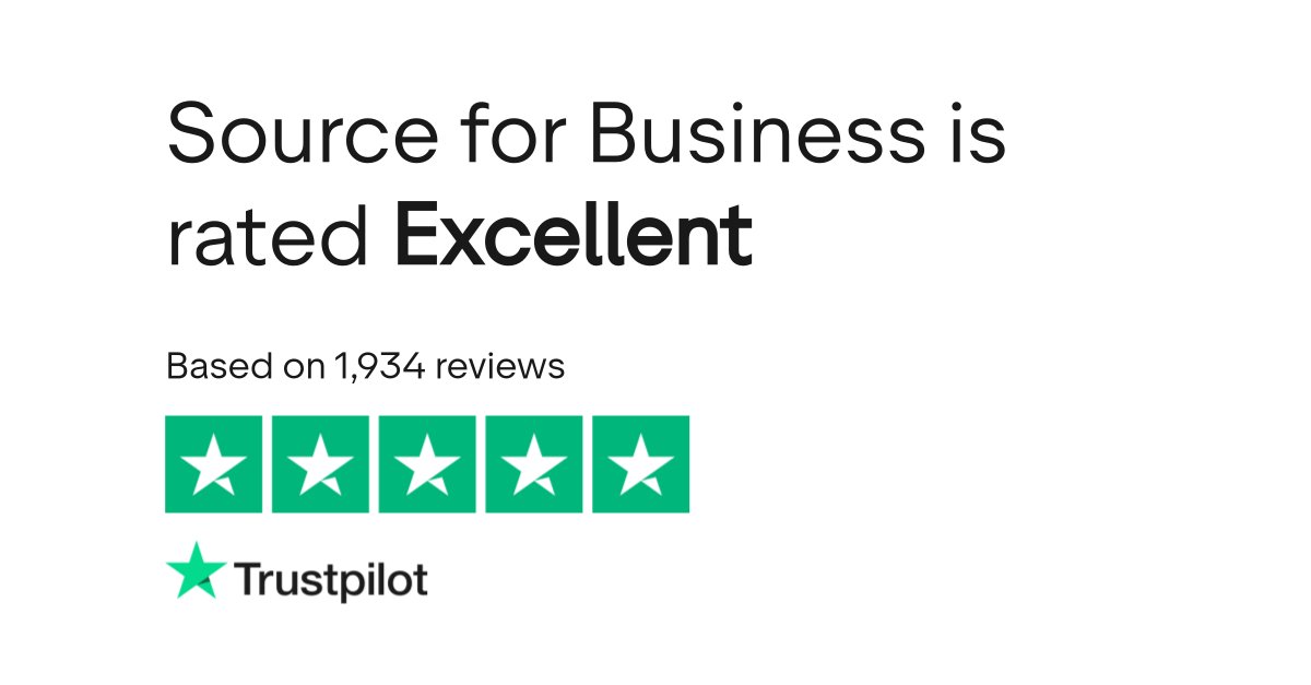 Source4b's tweet card. Do you agree with Source for Business's TrustScore? Voice your opinion today and hear what 1,934 customers have already said.