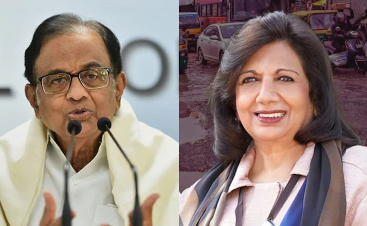 Sudhirzsingh's tweet card. Congress MP P Chidambaram has claimed that Biocon chairperson Kiran Mazumdar-Shaw has offered to fund the repair work of roads in Bengaluru. He welcomed the offer but said that lack of funds isn't...