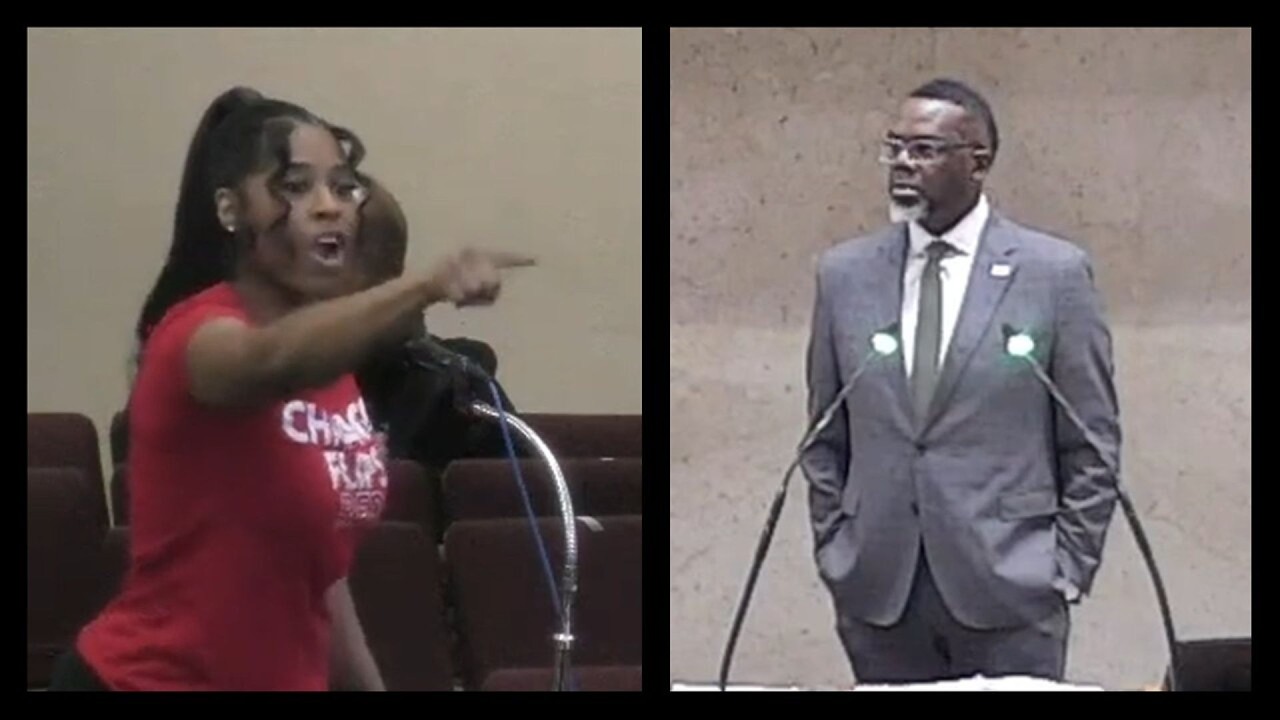 adelphi's tweet card. WATCH: Woman Calls Chicago Mayor a N****