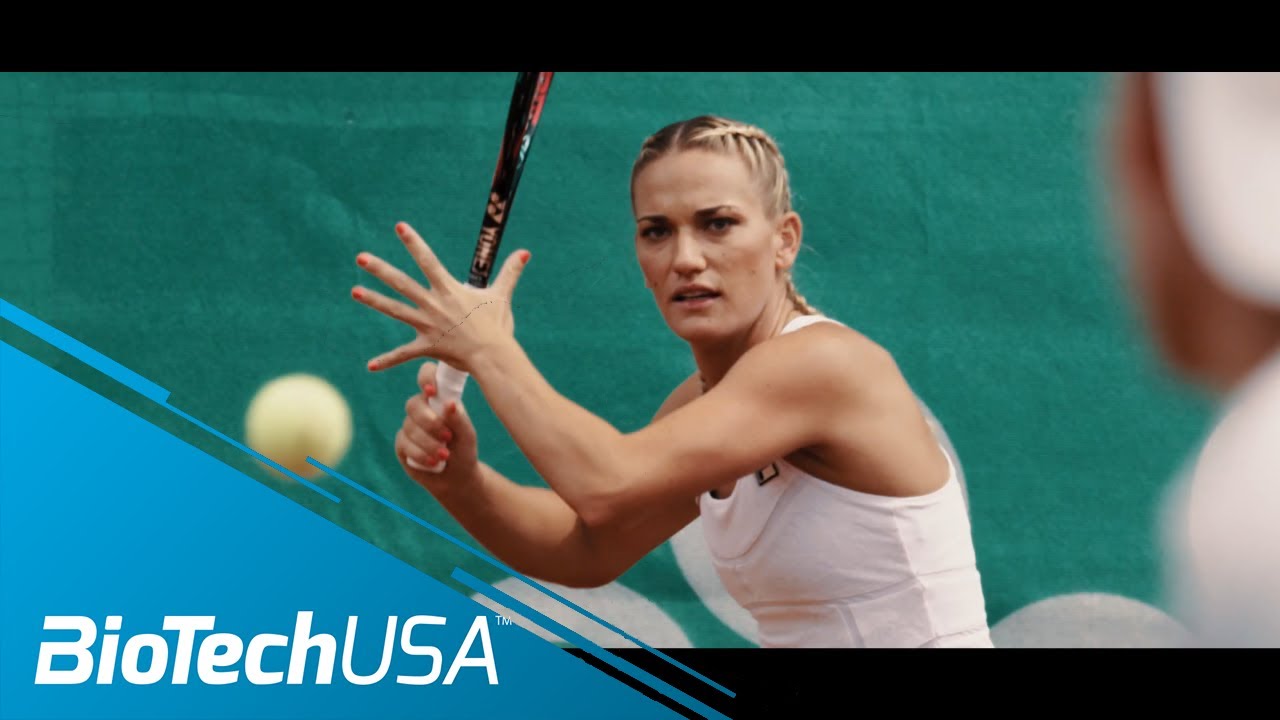BioTechUSAInt's tweet card. What made Timea Babos one of the top tennis players in the world?