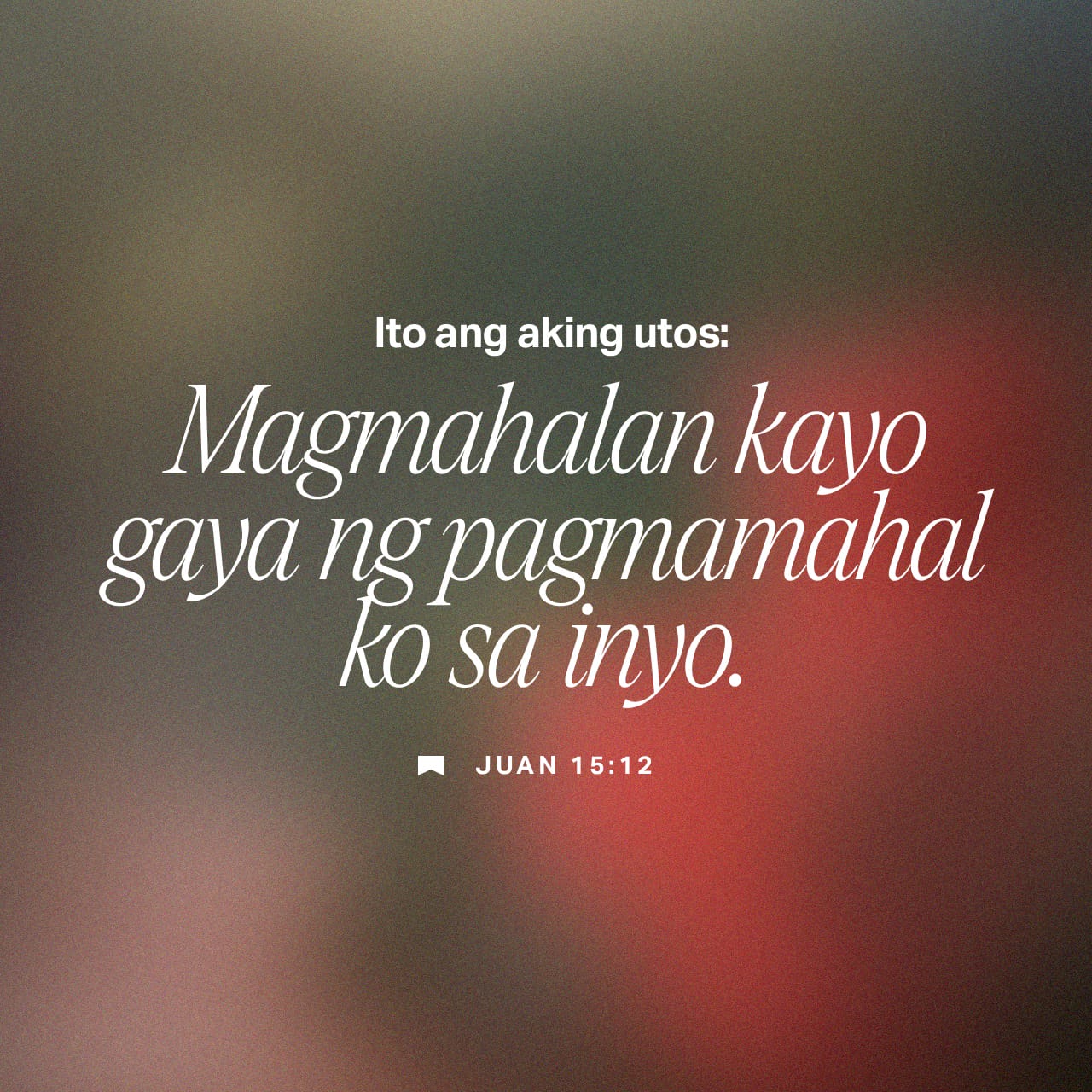 camzphoenix_13's tweet card. Ito ang aking utos: Magmahalan kayo katulad ng pagmamahal ko sa inyo.