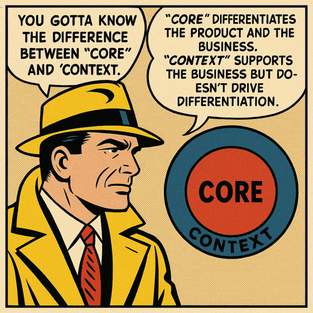 bencoding's tweet card. One of the most frequent yet overlooked mistakes in product management and business strategy is failing to clearly distinguish between “core” and “context.” This is not mere…