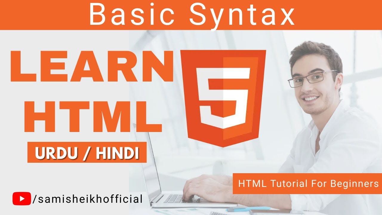 I_SamiSheikh's tweet card. Learn HTML | HTML Structure - Basic Syntax | Website Designing | HTML...