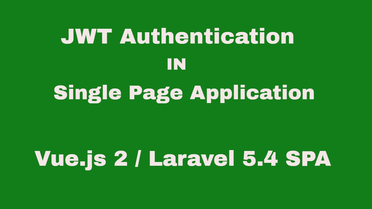 webdevmatics's tweet card. Authentication in Vue/Laravel SPA