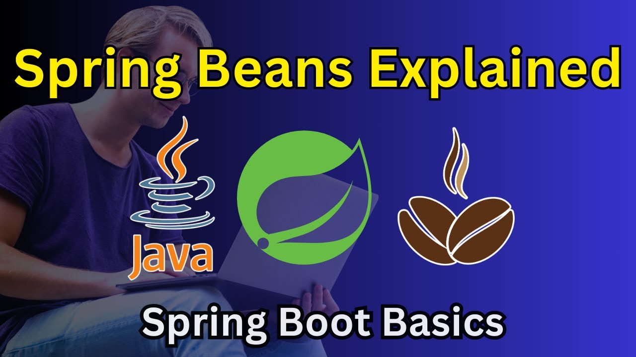 tech_with_monir's tweet card. Spring Beans Explained for Beginners