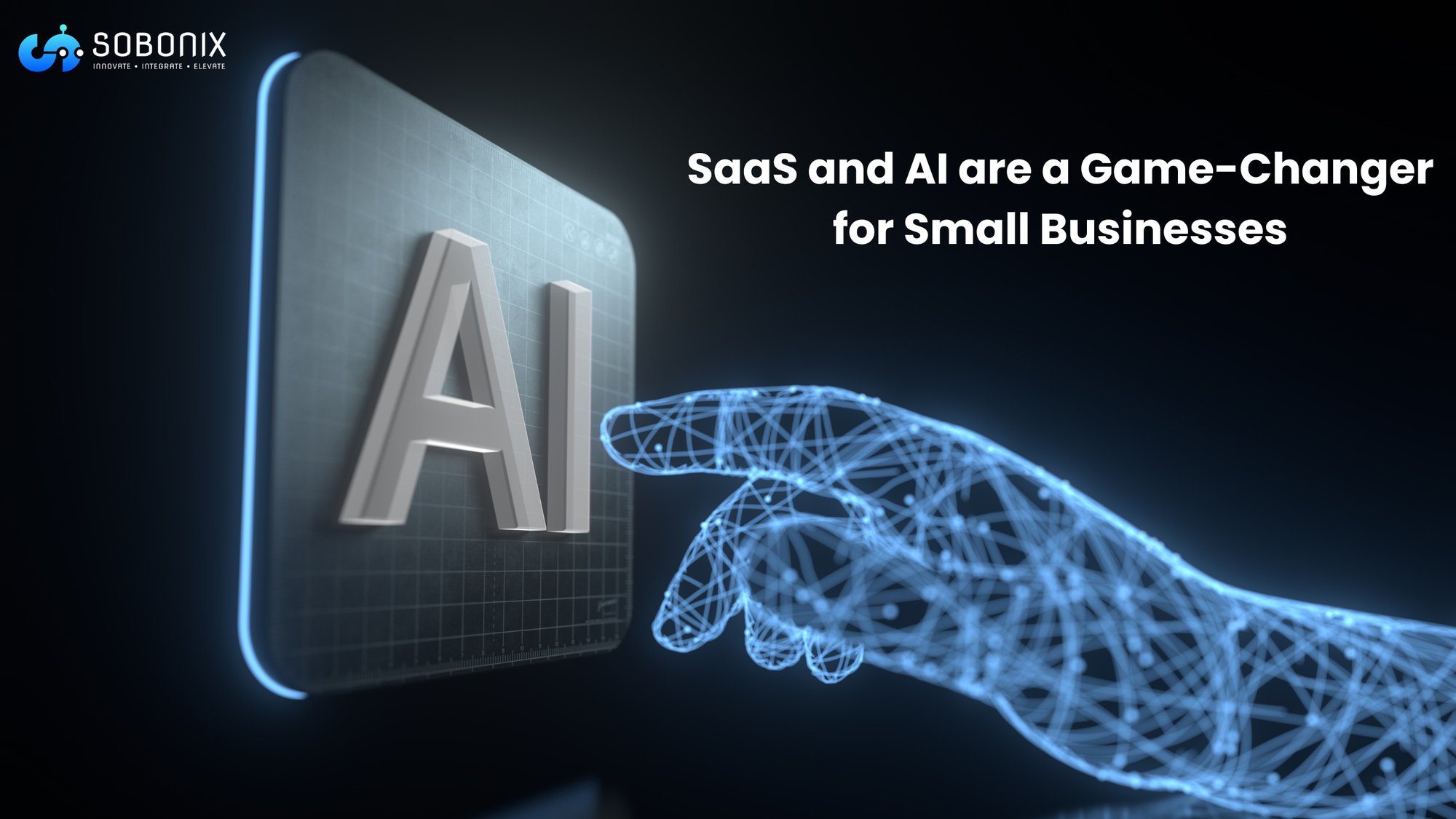 SobonixTech's tweet card. Discover how SaaS and AI are transforming the way small businesses operate. From cost savings and automation to smarter decision-making, here are 5 powerful reasons why these technologies are true...
