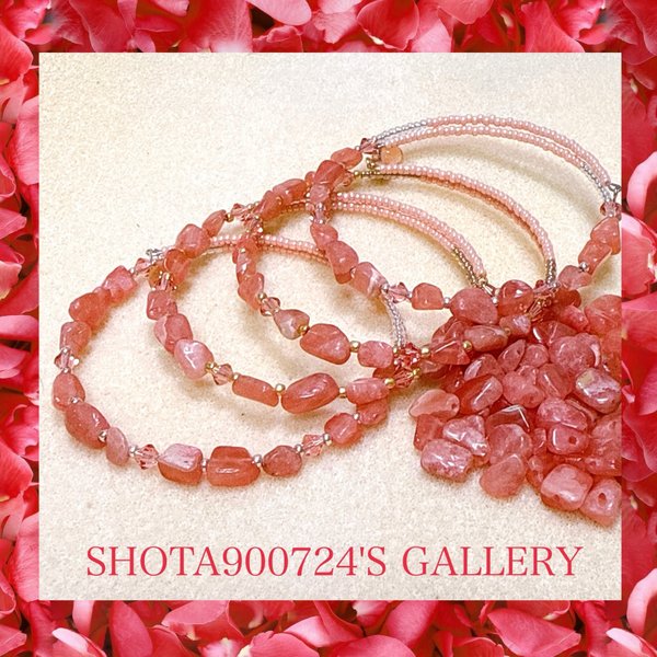 shota900724G's tweet card. 1,390円 | 人気のインカローズをお求めやすいタンブルチップで花束にしました💐形や色の出方などはひとつひとつ違いますインカローズの間にはプレシオサのローズピーチカラーを合わせています インカローズの正式名・鉱物名はロードクロサイト語源はギリシャ語でロード(薔薇)とクロス(...