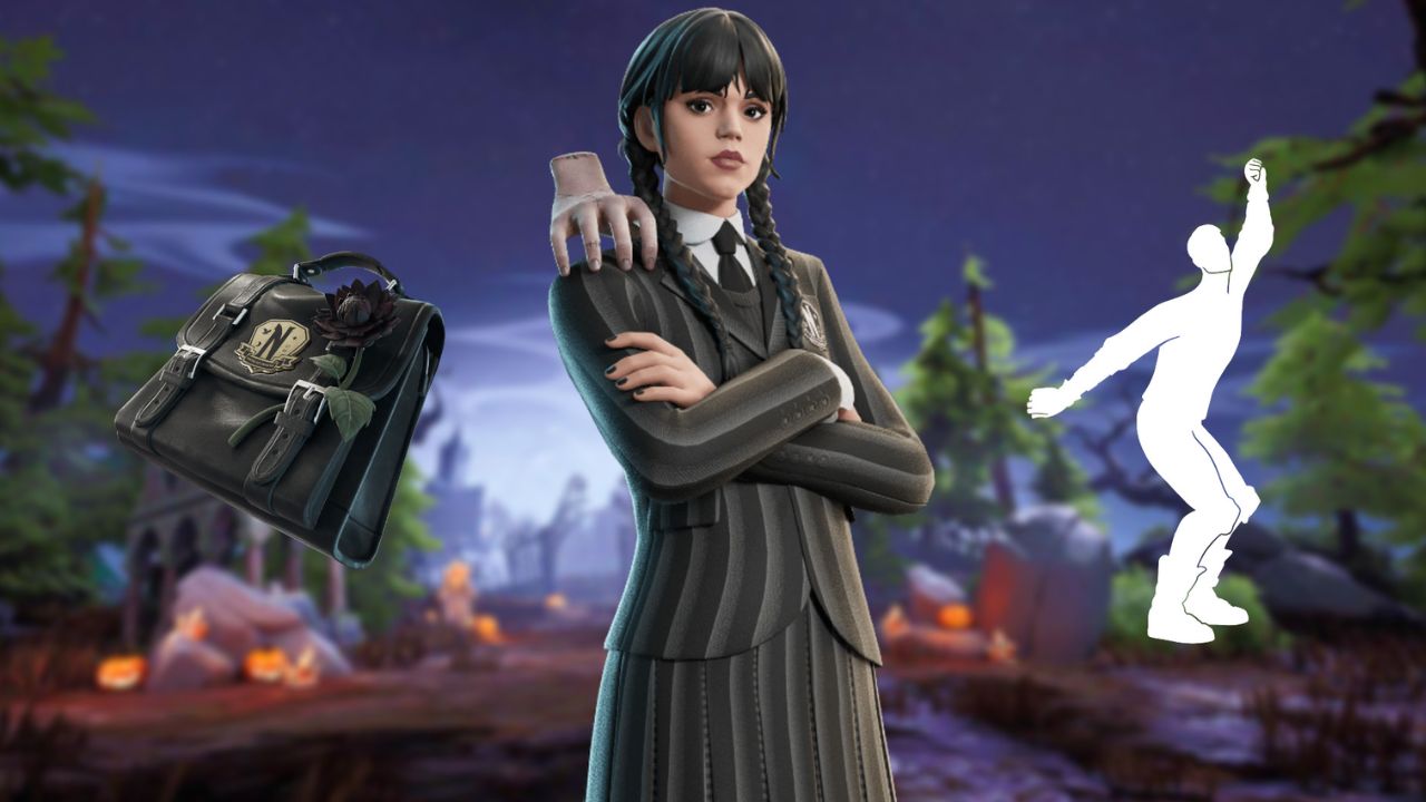 TechLatestOff's tweet card. Unlock Fortnite Halloween skins like Jason Voorhees and Wednesday Addams for free through the Haunted Cups, or grab them later from the Item Shop during Fortnitemares 2025.