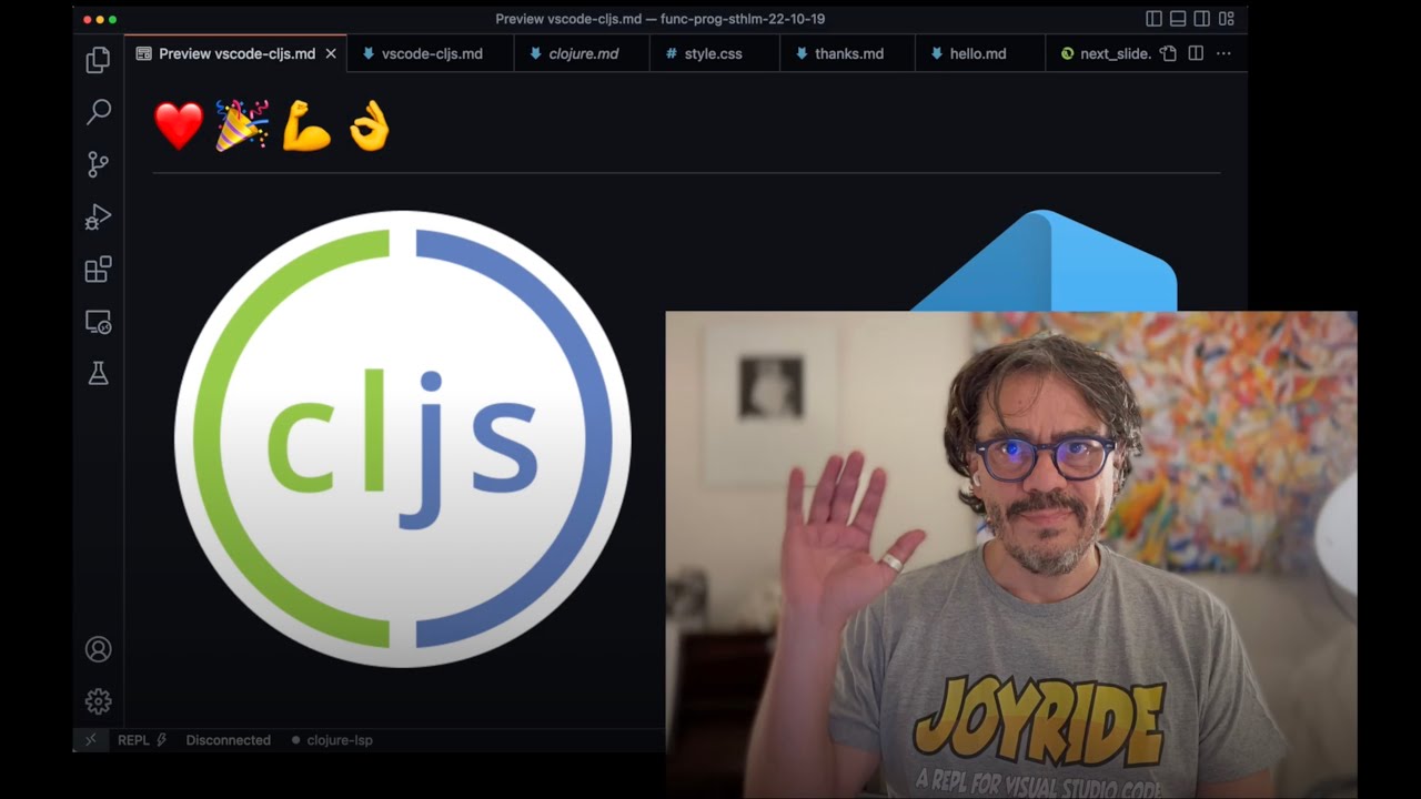pappapez's tweet card. Interactive Programming - VS Code Extension Development using...