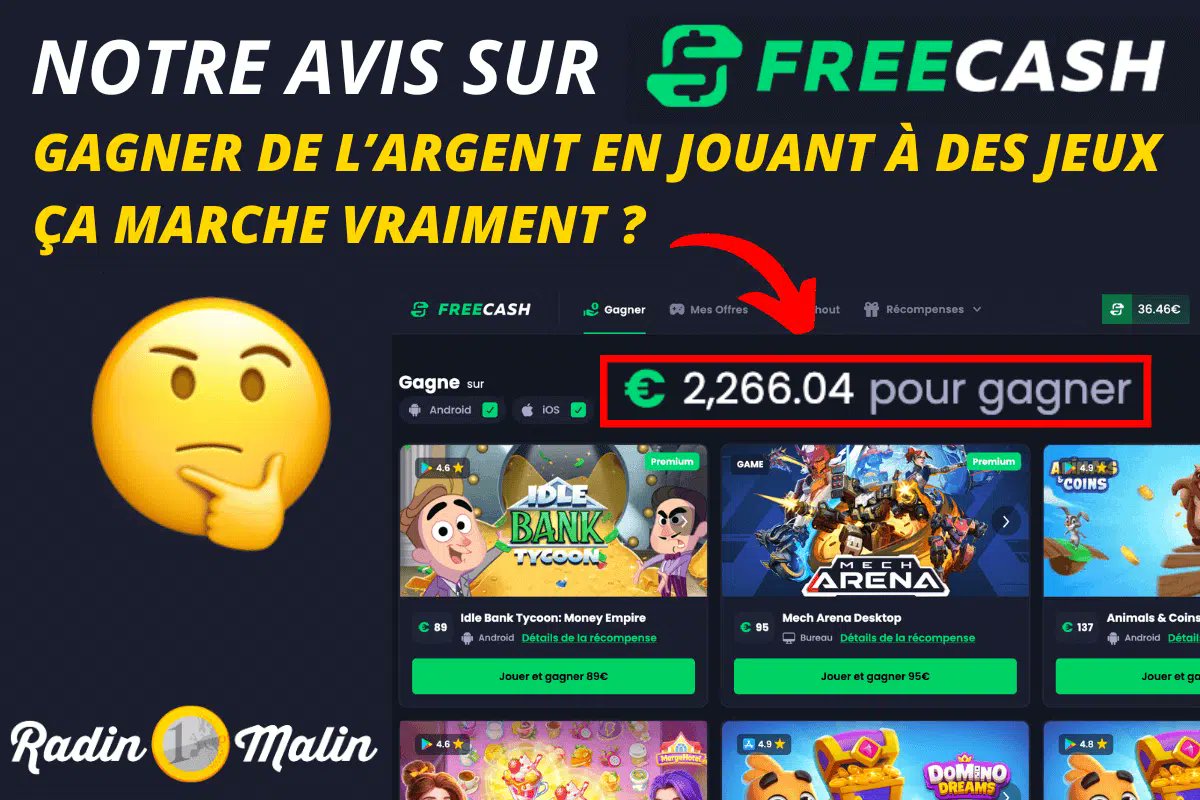RadinMalinBlog's tweet card. Vous cherchez des avis à propos de Freecash ? Je vous livre mon retour d'expérience et mes conseils pour gagner de l'argent.