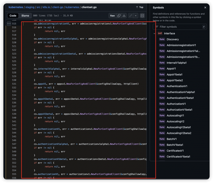 geekfun0's tweet card. This is some real code from Kubernetes repo and it uses lots of errors for each call, does this looks strange or terrible? Is it a good design of error handling in Go? Any better solution? Using...