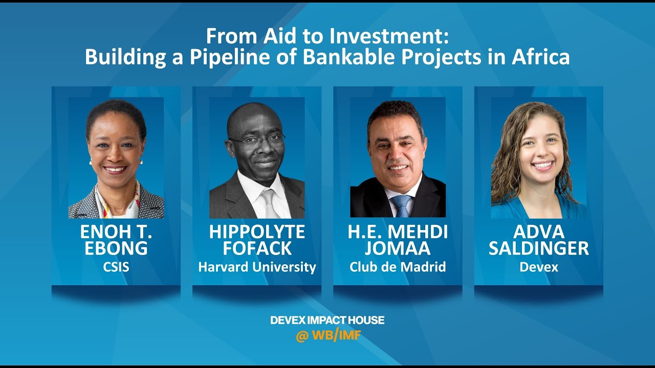 ClubdeMadrid's tweet card. From Aid to Investment Building a Pipeline of Bankable Projects in...