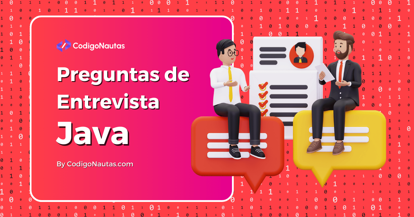 CodigoNautas's tweet card. Prepárate para tu entrevista de Java Developer. Preguntas frecuentes sobre Java, consejos de expertos y habilidades blandas.