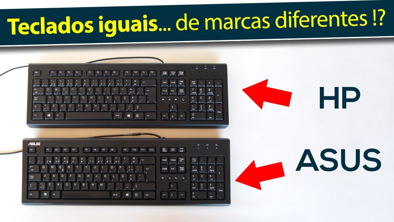 jomirife's tweet card. Teclados iguais de marcas diferentes!? HP vs ASUS. Como é possível?
