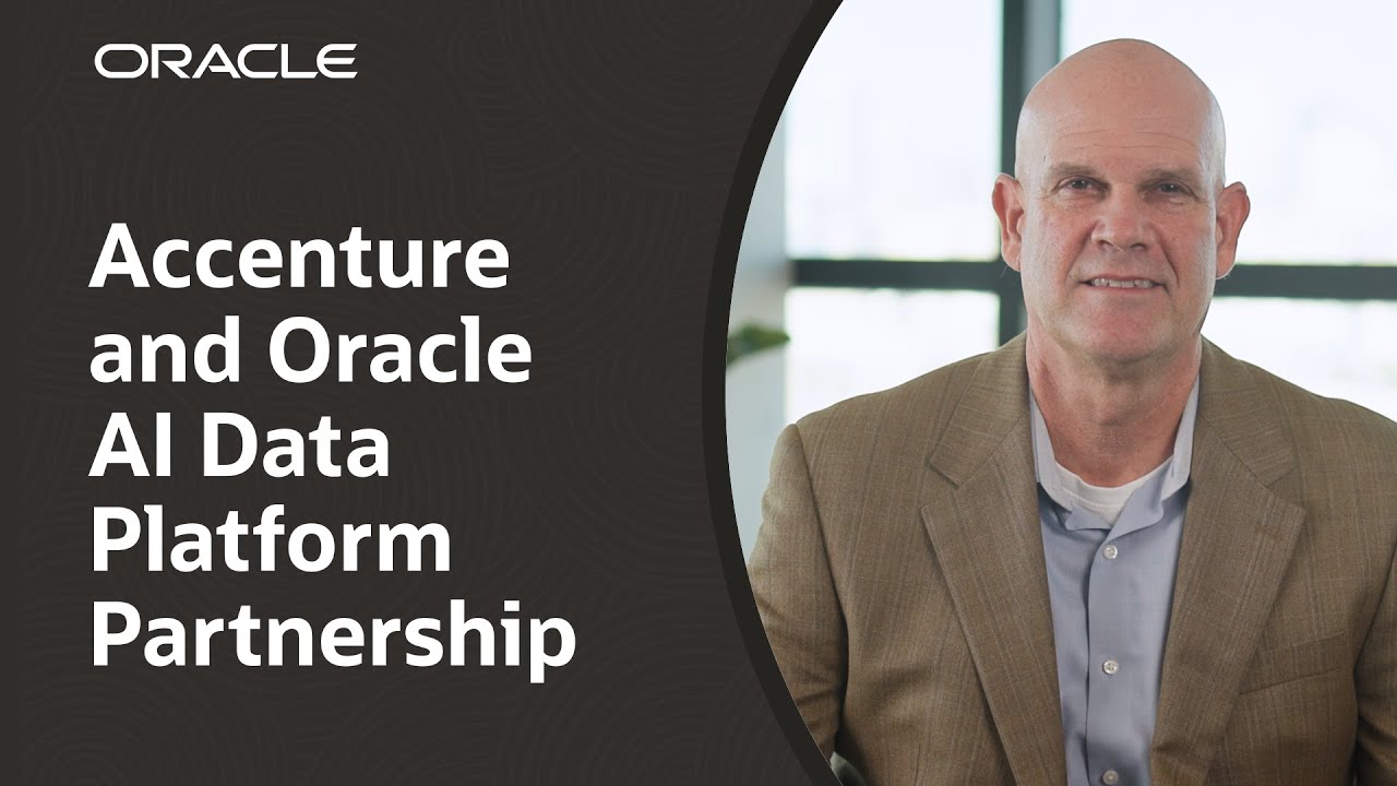 OracleCloud's tweet card. Oracle and Accenture: Powering AI Innovation with Oracle AI Data...