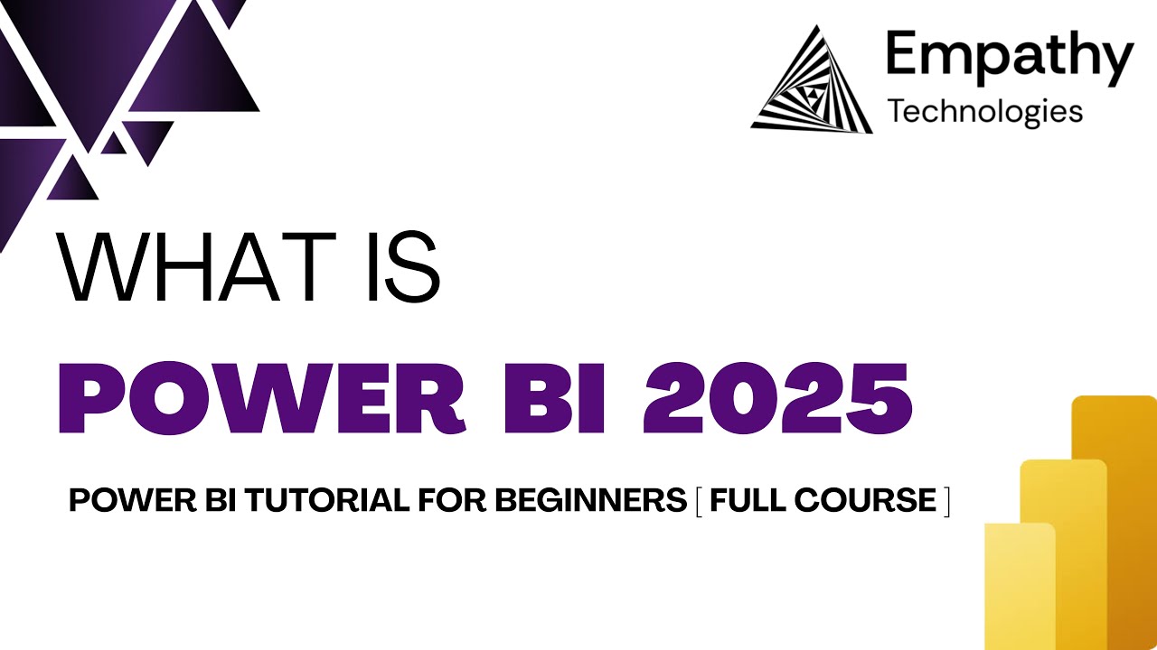 ETMicrosoft365's tweet card. What is Power BI 2025 ? Power Bi tutorial for Beginners [ Full Course...