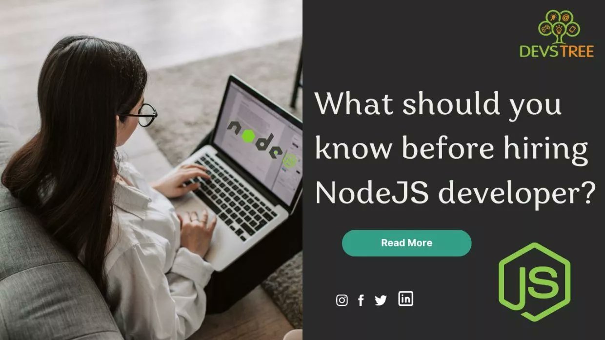 DevstreeUK's tweet card. If you’re considering hiring a NodeJS developer, there are a few things you should know beforehand to ensure you find the right candidate for your project. Here are some important considerations:...