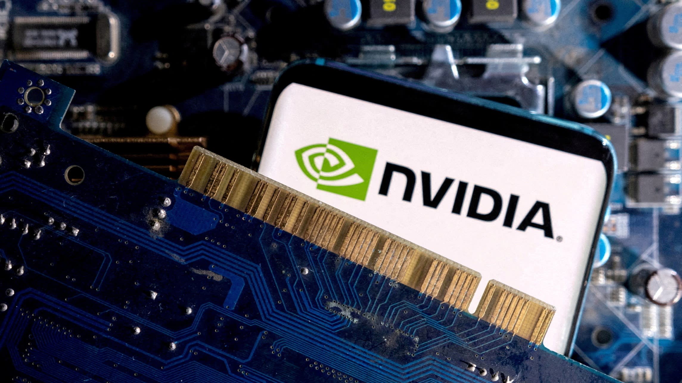 FT's tweet card. Justice department has increased scrutiny of the chipmaker’s power in the emerging sector