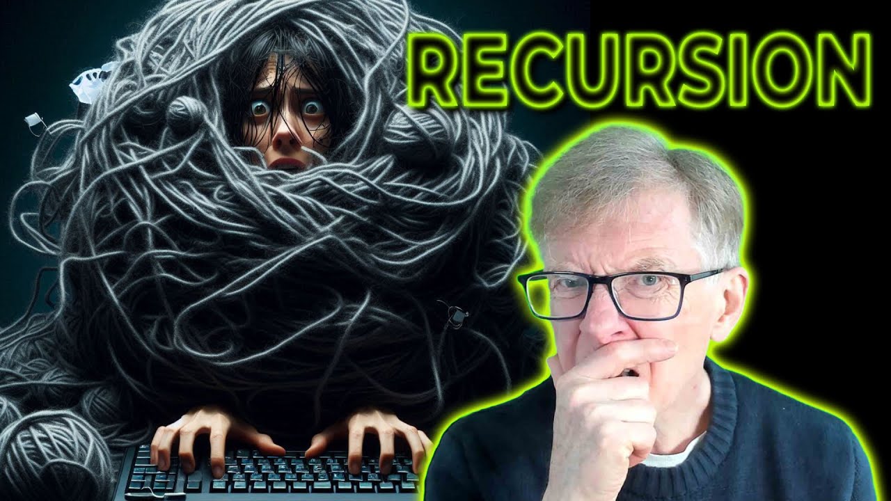 codewithhuw's tweet card. Why Are Programmers SCARED of RECURSION?