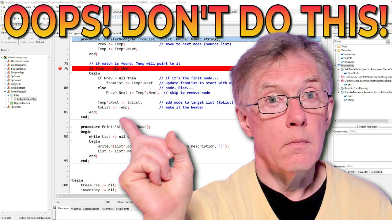 codewithhuw's tweet card. I Nearly Messed Up My Program. Learn From My Mistake!
