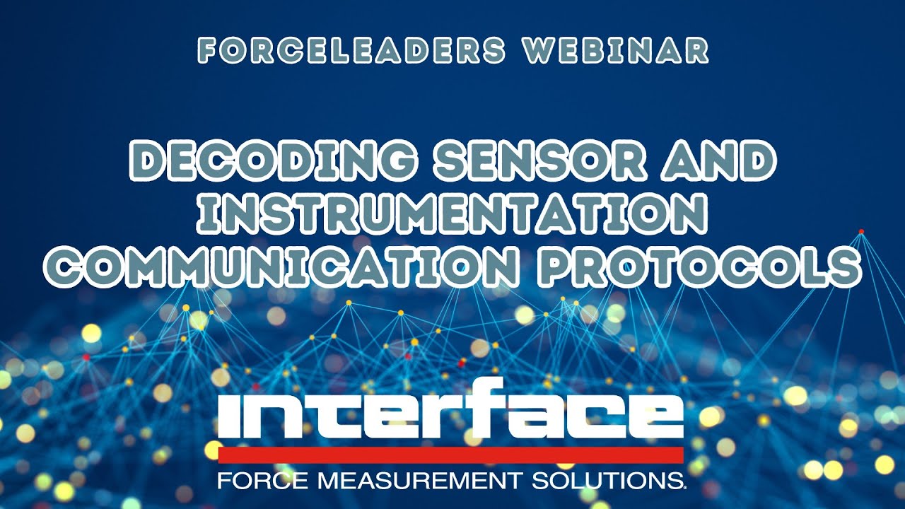 interfaceforce's tweet card. Decoding Sensor and Instrumentation Communication Protocols Webinar