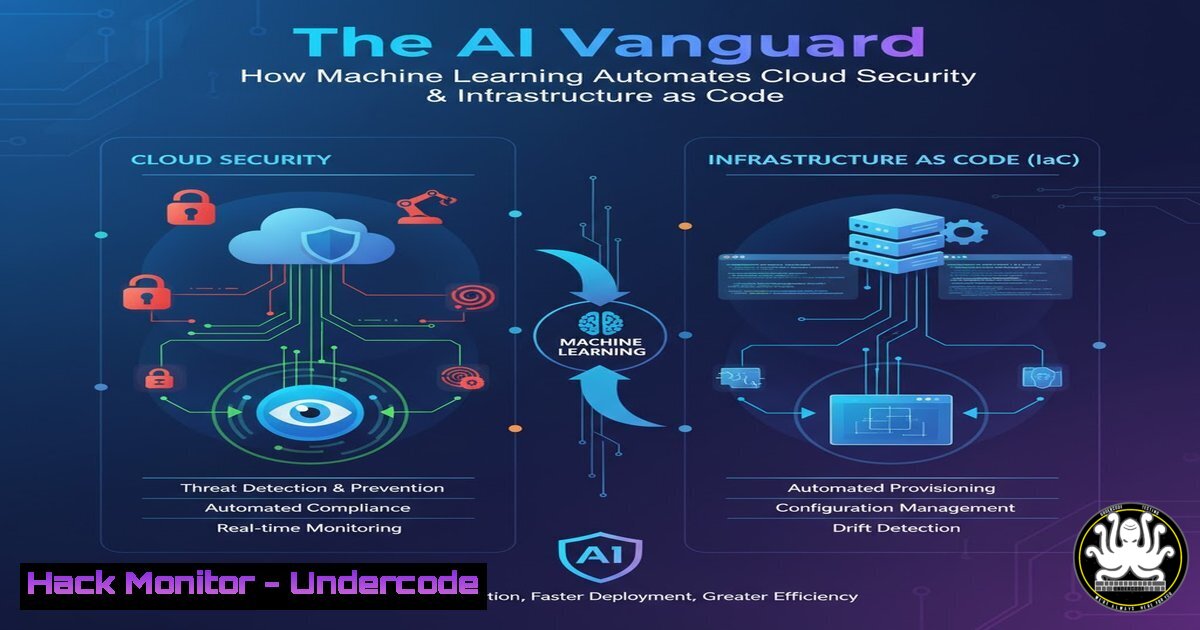 UndercodeUpdate's tweet card. The AI Vanguard: How Machine Learning is Automating Cloud Security and Infrastructure as Code - "Undercode Testing": Monitor hackers like a pro. Get real-time