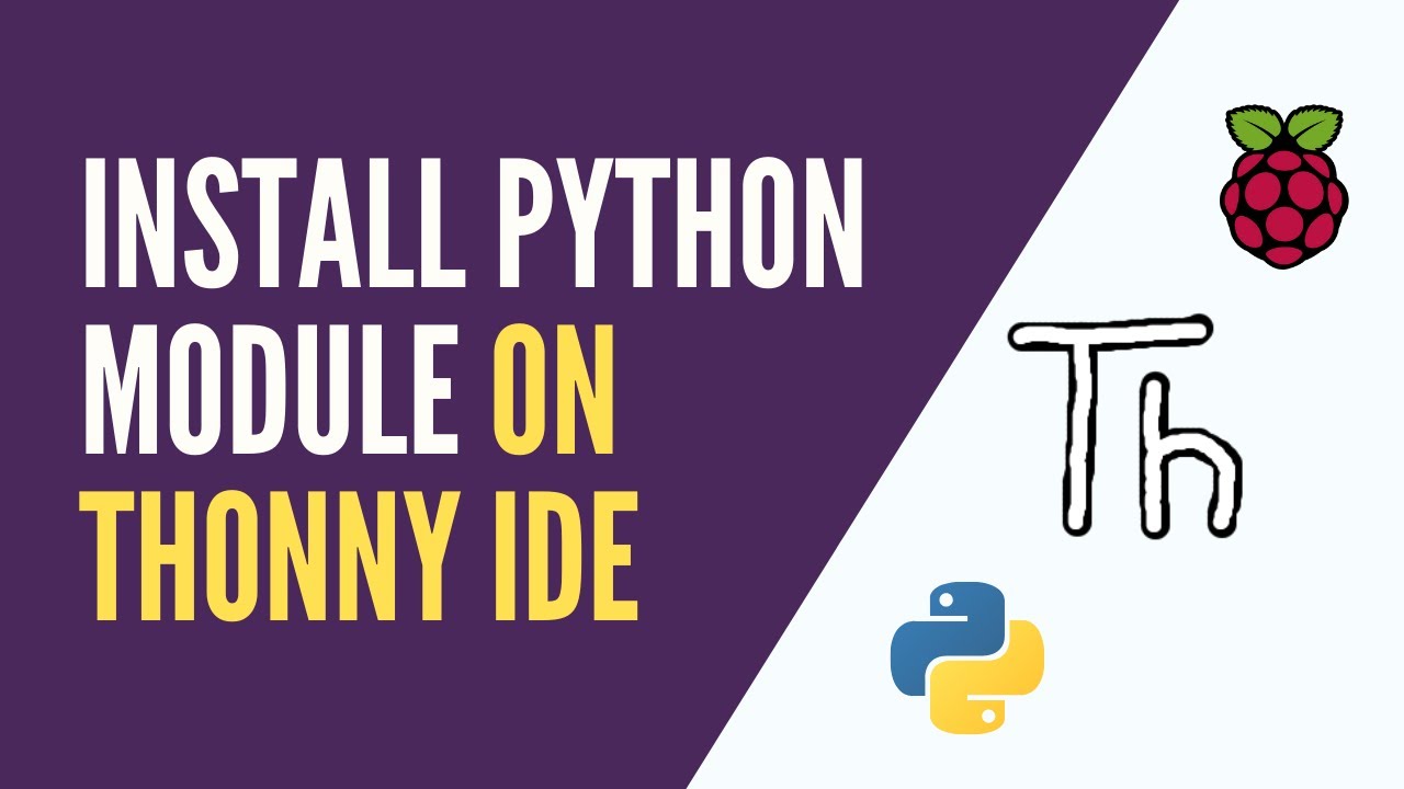 RoboticsBackend's tweet card. Raspberry Pi - Install a Python Module from Thonny IDE