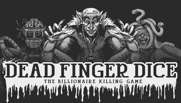 Gsky_Giveaway's tweet card. Play a sinister game of poker dice against blood-thirsty demon billionaires who’ve trapped you on their mega yacht in this rogue-like dice builder.