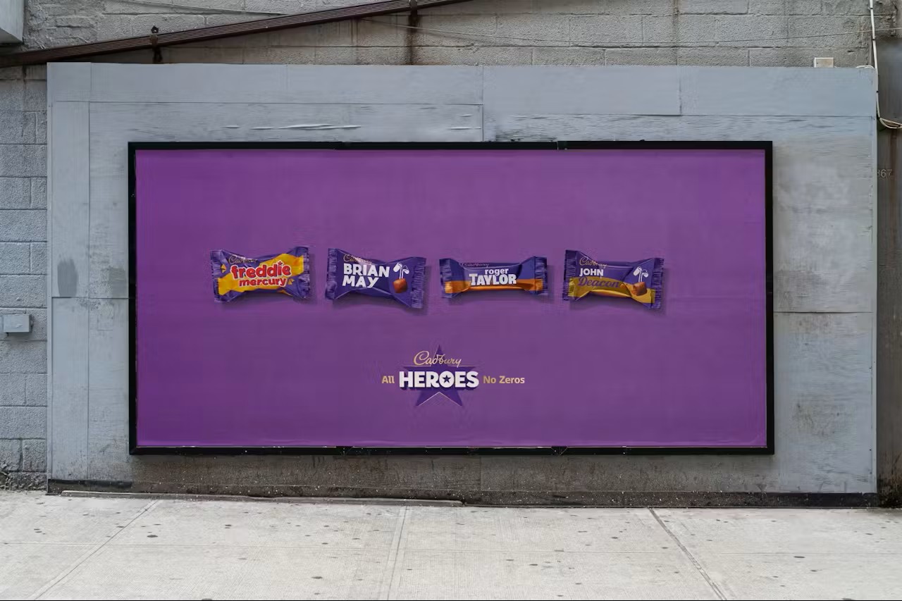 SignUpdate's tweet card. The latest Heroes outdoor campaign from Cadbury's has achieved the highest ever score for outdoor advertising from System1.