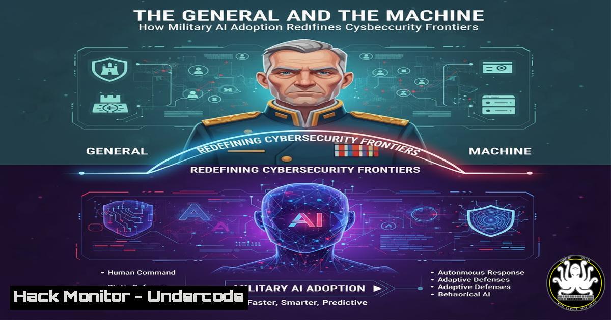 UndercodeUpdate's tweet card. The General and The Machine: How Military AI Adoption Redefines Cybersecurity Frontiers - "Undercode Testing": Monitor hackers like a pro. Get real-time