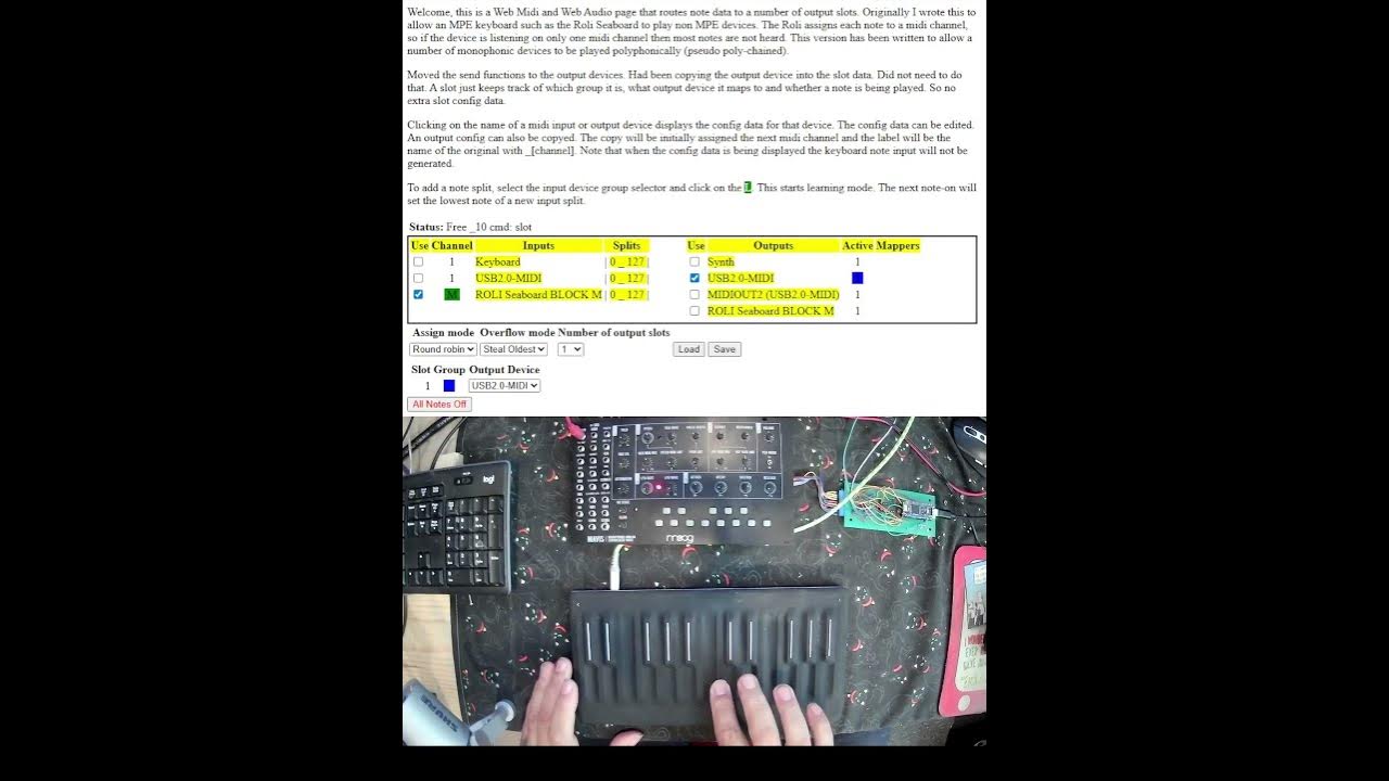 codewizard58's tweet card. Moog Mavis being driven from Arduino Nano R4