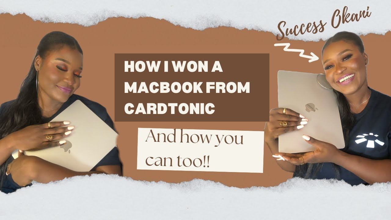 SuccyOnyi's tweet card. I WON A FREE MACBOOK FROM CARDTONIC || HOW YOU CAN TOO!!