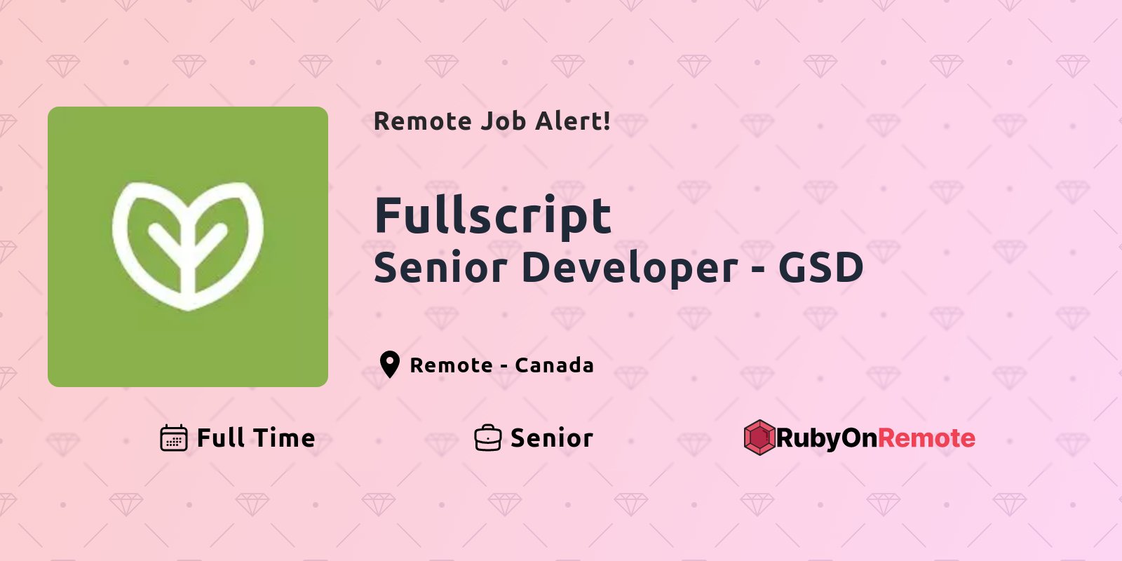 RubyOnRemote's tweet card. Find curated remote ruby jobs in one place. Join the remote work force.