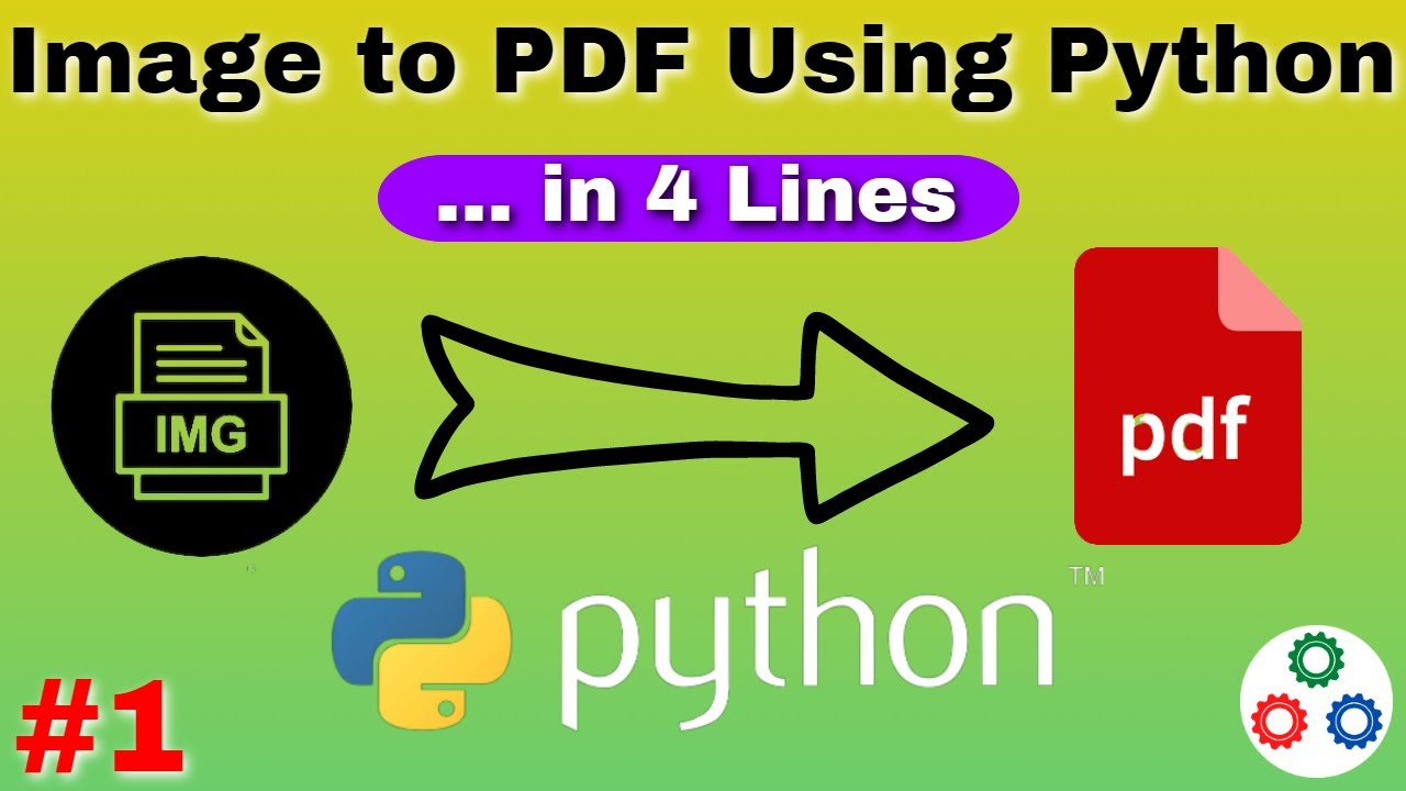 ovaizali123's tweet card. Convert Image to PDF using Python in 4 Lines | For Beginners | Python...
