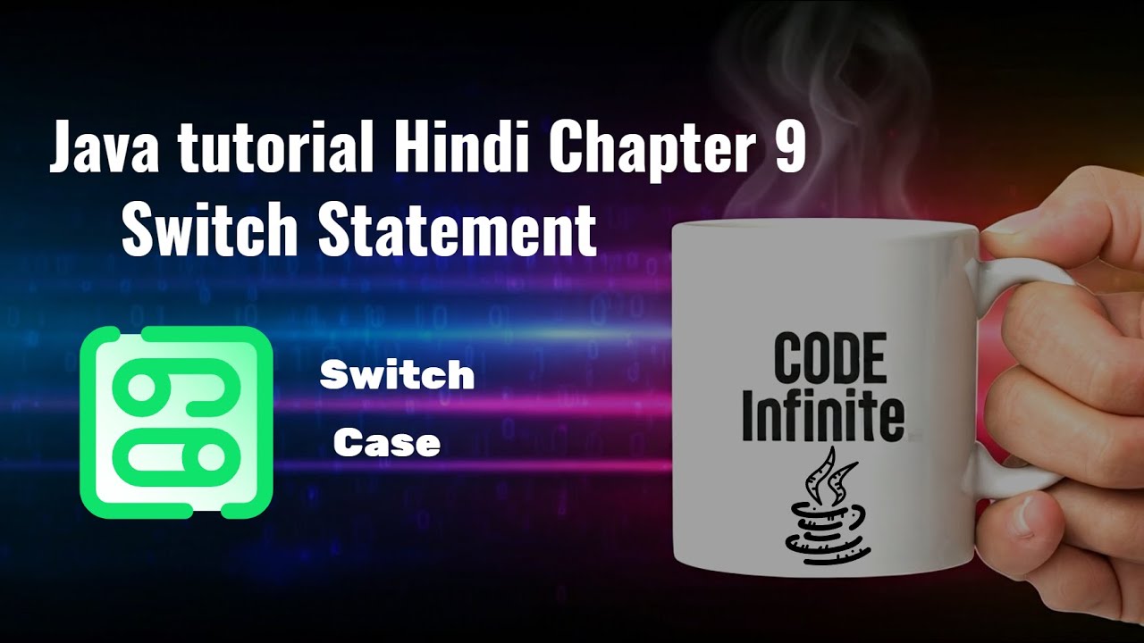 42linesofcode's tweet card. Java tutorial Hindi Chapter 9 - Switch Statement
