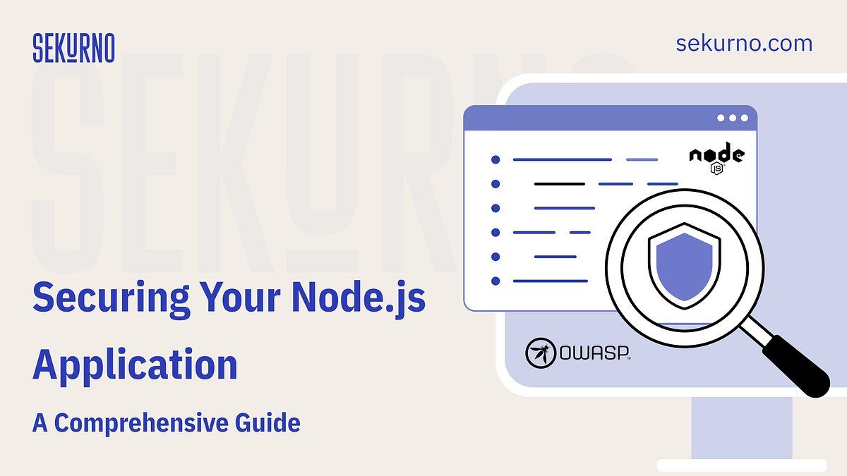 InfoSecComm's tweet card. In today’s digital landscape, securing your Node.js application is paramount. Vulnerabilities can lead to unauthorized access, data…