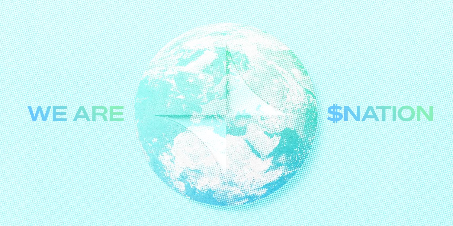 Nation3DAO's tweet card. Nation3 is a community of like-minded people creating a nation on the cloud. It's held together by its own community currency, $NATION.