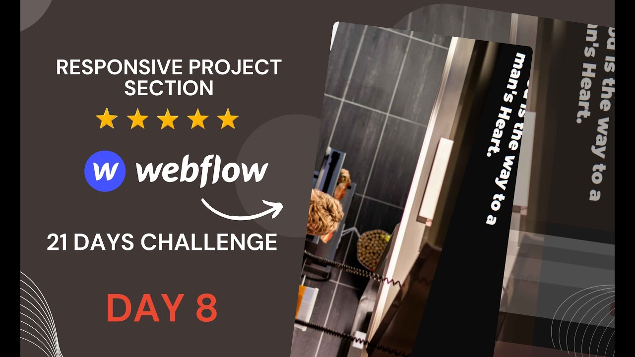 Bezaleelof_tech's tweet card. Webflow Responsive CMS Projects | 21 Day Challenge (Day 8) | Master...