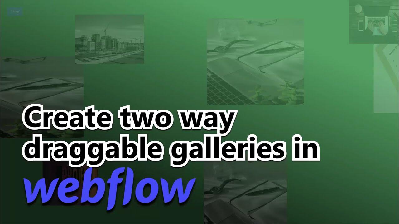 zafremedia's tweet card. Create a Two way Draggable Gallery in Webflow