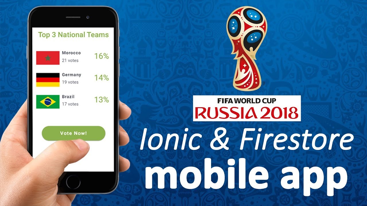 hoshcoding's tweet card. FIFA World Cup 2018 | an application with Ionic / angular 6 and...