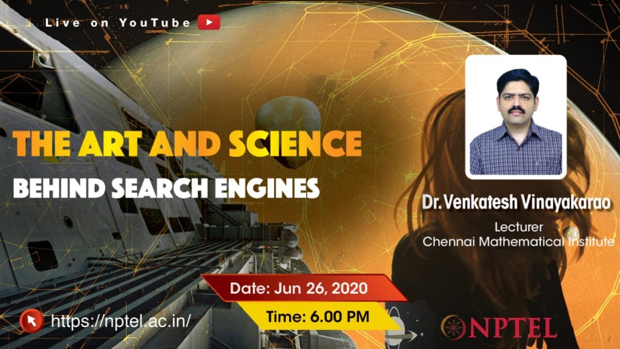 venkvinr's tweet card. Live_The Art and Science Behind Search Engines