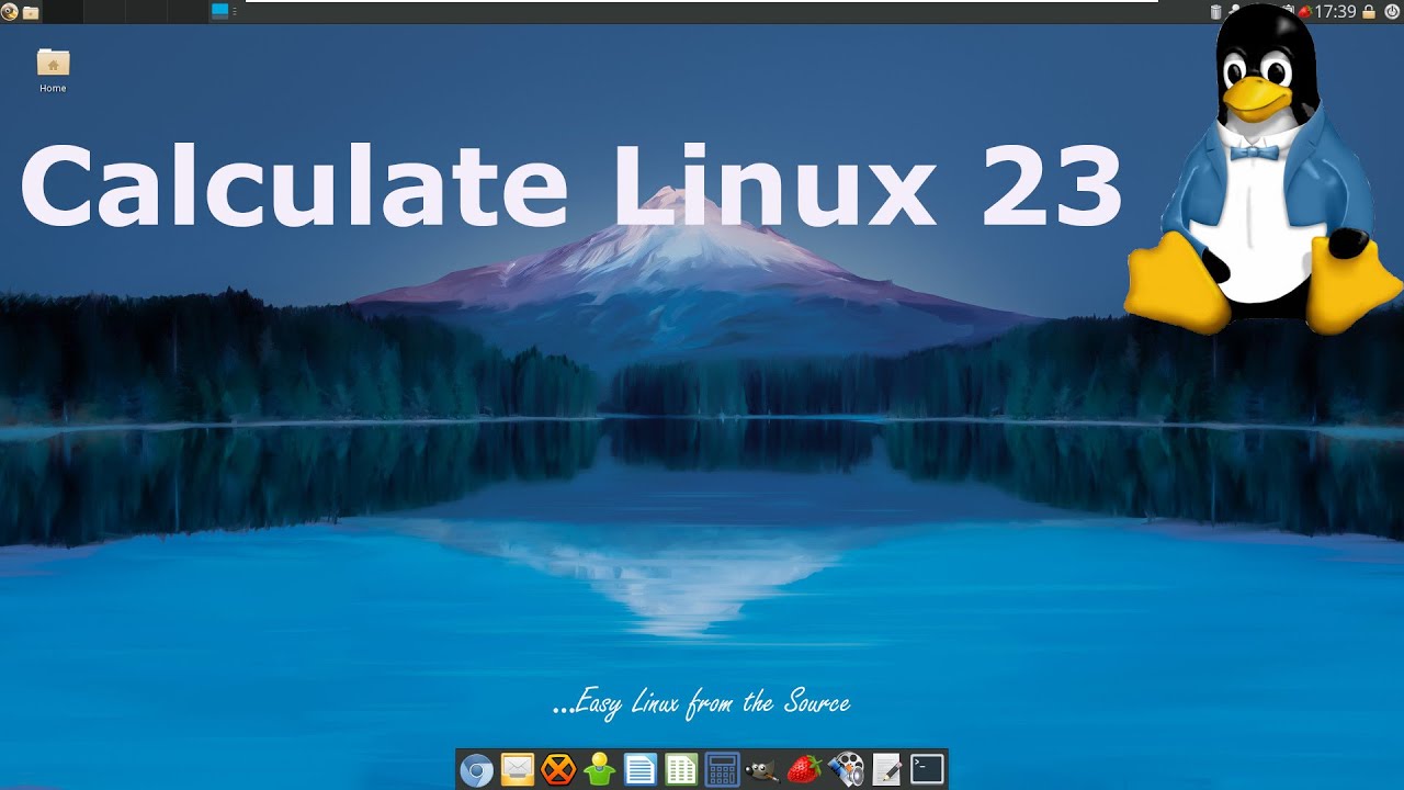 distrotours's tweet card. Calculate Linux 23 Full Tour