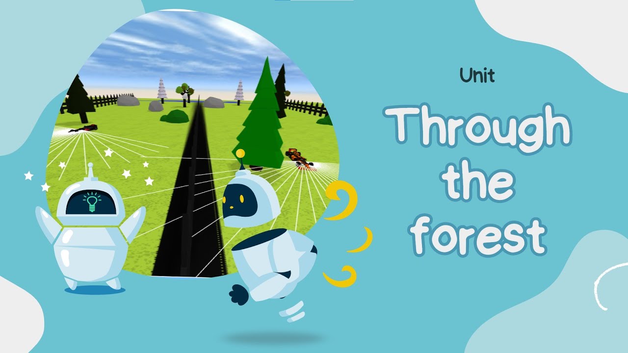 KiboticsOrg's tweet card. Kibotics | Unit: Through the forest